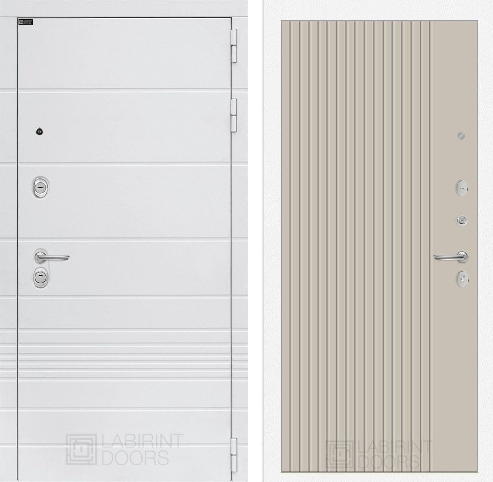 Входная дверь Лабиринт ТРЕНДО - 29 Капучино