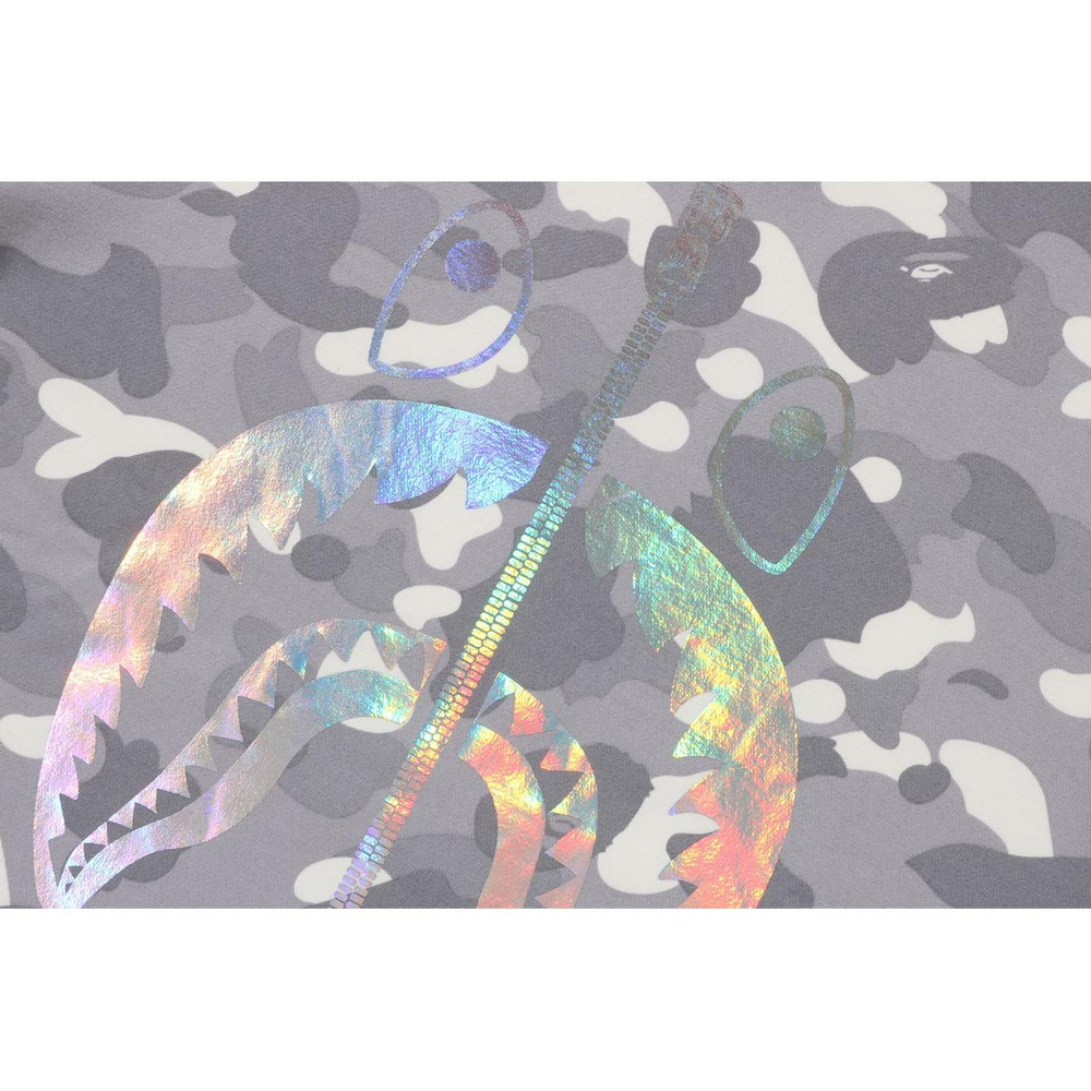A Bathing Ape City Camo Shark Crewneck Ss24 серый