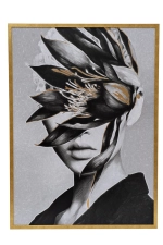 Картина Garda Decor 89VOR-GIRL FLOWER-1