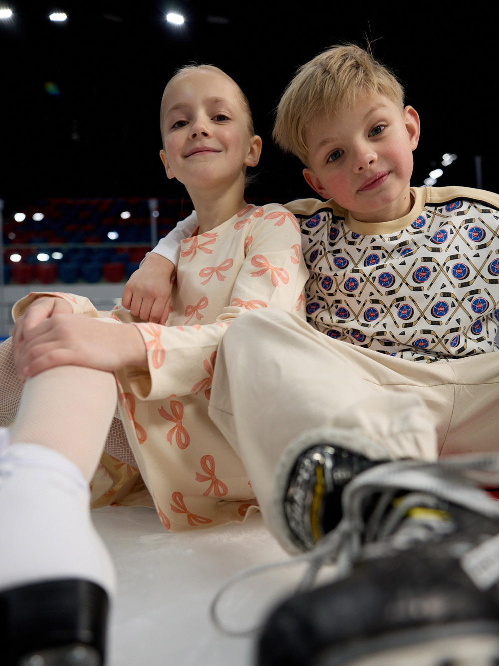 Футболка Mjölk х СКА Ice Hockey, с контрастной отделкой, уценка