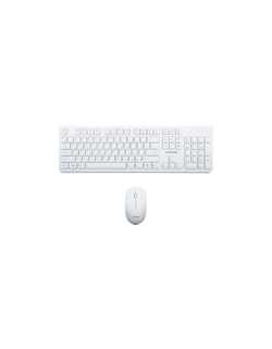 Гарнизон Комплект клавиатура + мышь GKS-140, беспроводная, белый, 2.4 ГГц, 1600 DPI, USB, "nano" приемник