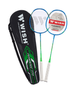 Набор для бадминтона WISH Fusiontec 770K, 2 ракетки, синий/зеленый