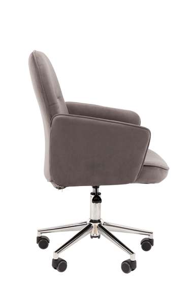 Кресло Chairman Home 130 Россия ткань Т-55 серый