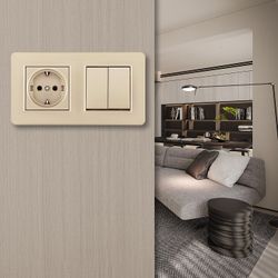 Блок с выключателями двухклавишными Arte Milano SET16-2 SET16-2-40-1-30-2 shampan