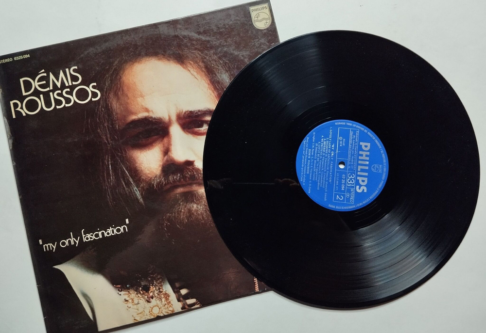 Винтажная виниловая пластинка LP Demis Roussos My Only Fascination (Spain 1974)