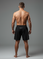 Шорты двойные тренировочные LEGENDA Герб черные