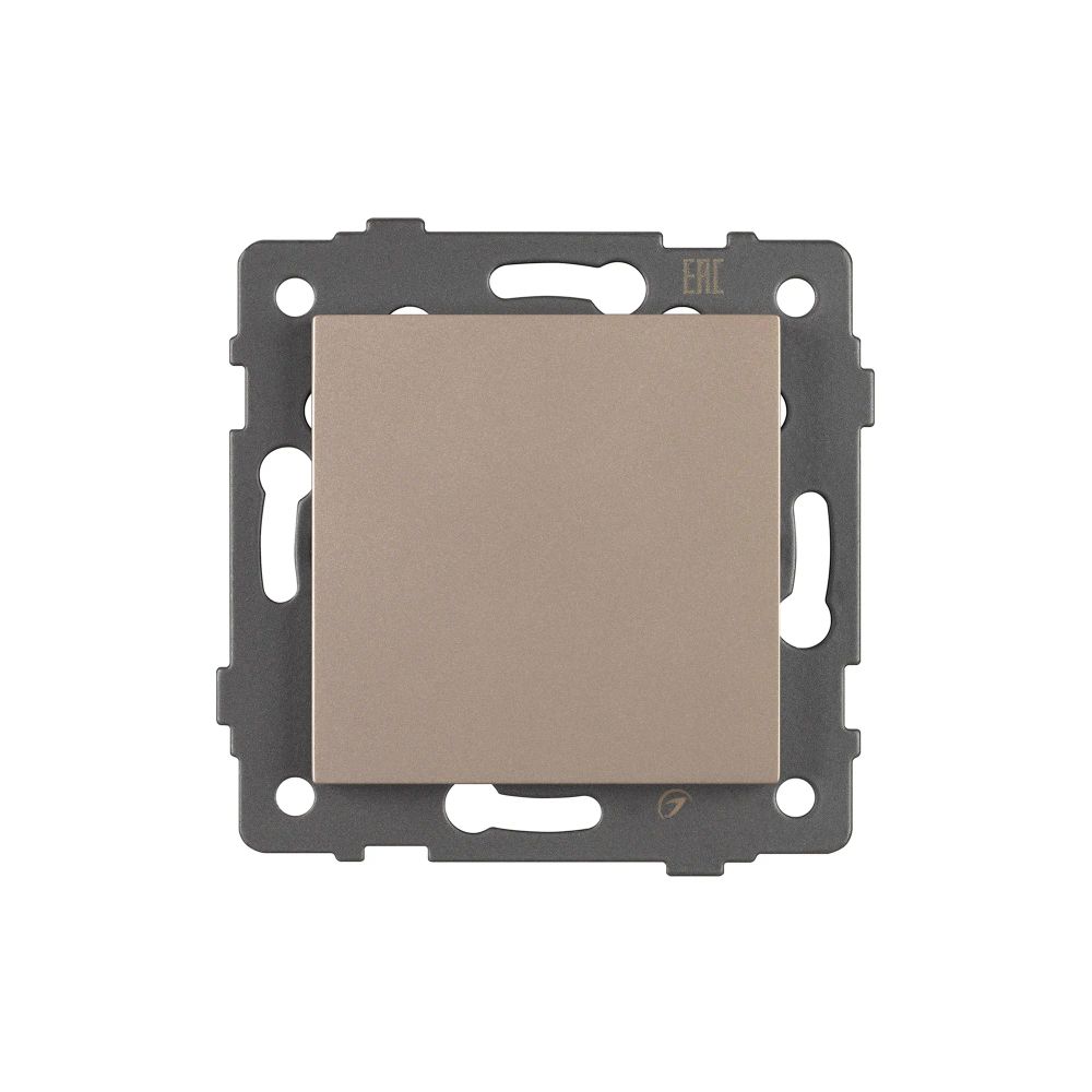 Механизм выключателя одноклавишный непроходной SWT-MK01-PL-GD-V (250V, 10A) (Arlight, -) 049870