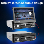 Автомагнитола DVD 1Din Pro.Pioneer S-7703 (7"выездной экран)