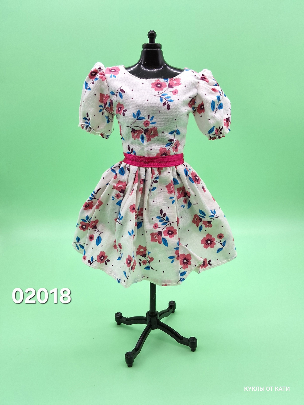 Одежда для куклы Барби винтаж платье 02018