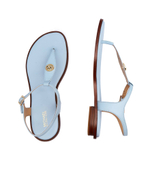 Босоножки кожаные mallory Michael Kors - голубой(40S1MAFA2L)