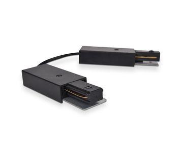 Коннектор гибкий однофазный для соединения трековых шинопроводов GL7088 BK черный Standard 220V Ambrella