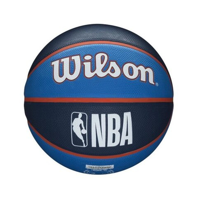 Баскетбольные мячи Wilson NBA Team Oklahoma City Thunder Black and Blue Ball