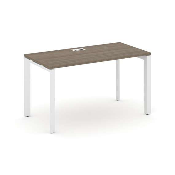 Style Project Стол письменный SN-59P.SP-022 Вяз Благородный/Металл Белый/Белый Заглушка 1180*800*750