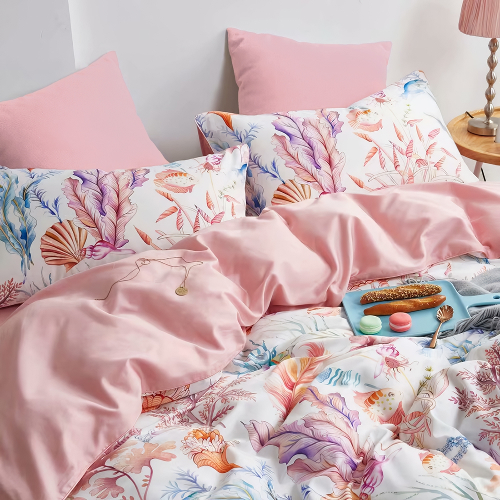 Комплект постельного белья Сатин Премиум на резинке CPAR012