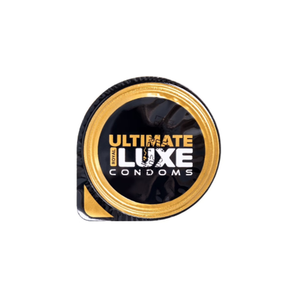 Презерватив LUXE BLACK ULTIMATE Реактивный трезубец (ШОКОЛАД) 1 шт.