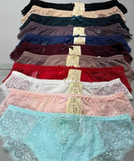 Трусы х/б,кружева,низ.посад(42-48) 7717