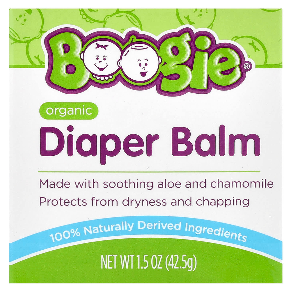 Boogie Wipes, Organic Diaper Balm, 1.5 oz (42.5 g)