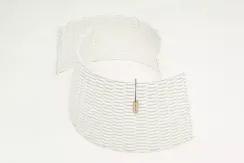 Корзина под елку Премиум Царская лоза 87*65*29 см., разборная, белый, ЕлкиТорг (87-220)