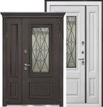 Входная дверь Ирида Терма Муар Тобакко