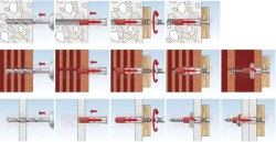 Дюбель универсальный Fischer DUOPOWER 6x30, 20 шт.