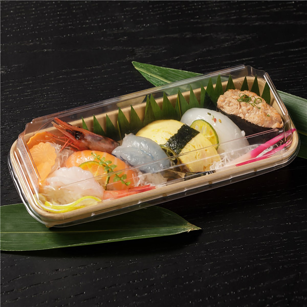 Контейнер бумажный Green Ant Sushi Box 500 мл 91х221х24 мм 600 шт.