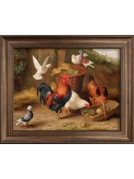 Картина интерьерная на холсте в раме 25*31 см