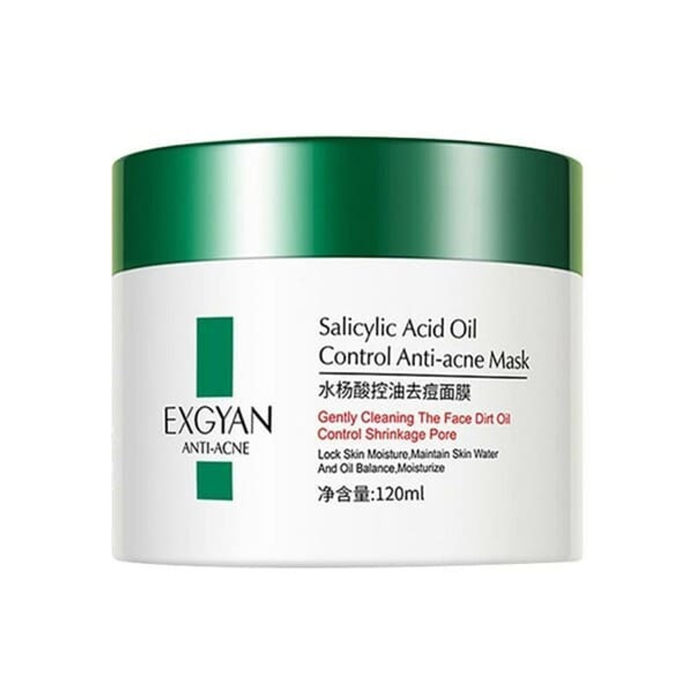 Маска-гель для лица Exgyan Anti-acne Salicylic Acid Oil Mask против акне с салициловой кислотой 120 мл