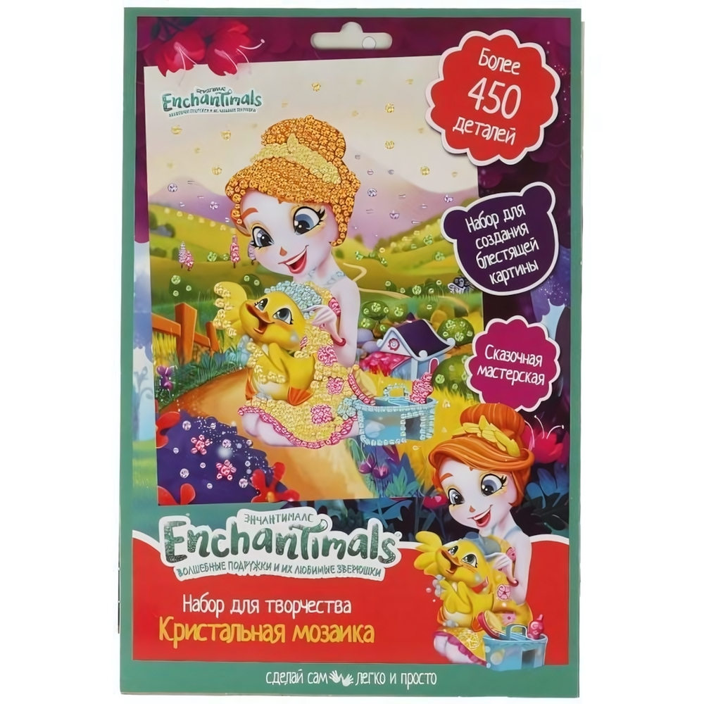 Кристальная мозаика 17*23см "Энчантималс" 100CRYS-EN5 (Мультиарт)