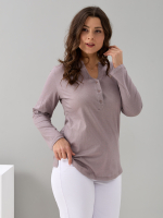 Блузка БЛ-22/темнобежевый-рогожка