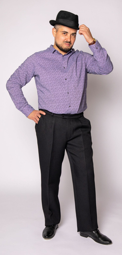 Брюки мужские чёрные демисезонные осенние весенние классические классика теплые шерстяные полушерсть костюмные офисные строгие деловые прямые 48 размер L XL