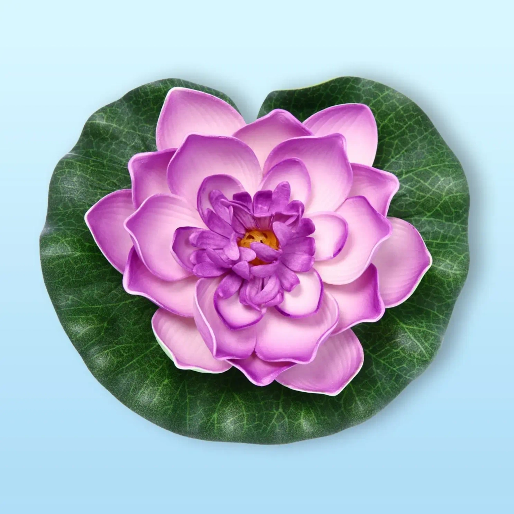 Растение водоплавающее «Кувшинка Розитта» d-17см сиреневая