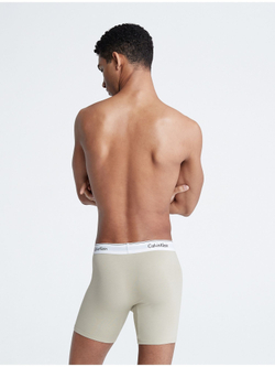 Мужские трусы боксеры брифы Calvin Klein Modern Cotton Stretch 3 Pack Iron Gate