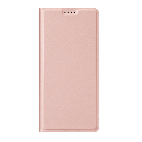 Чехол книжка из PU кожи розового цвета от Dux Ducis для Xiaomi Redmi Note 14 Pro+ 5G, серия Skin Pro Series Case