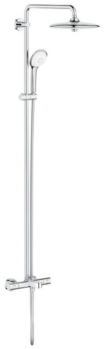 Душевая система GROHE Euphoria System 260 с термостатом для ванны, настенный монтаж, хром (27475002)