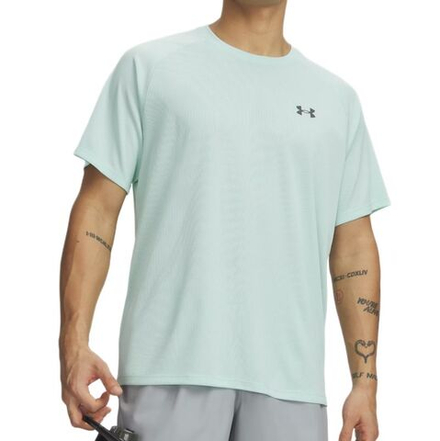 Теннисная футболка Under Armour Tech Textured Short Sleeve - refresh mint/deprecated/castlerock
