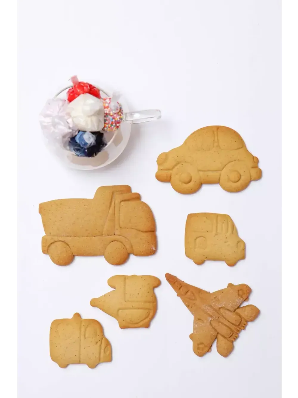 Имбирные пряники "Машинки микс" - 6 шт.