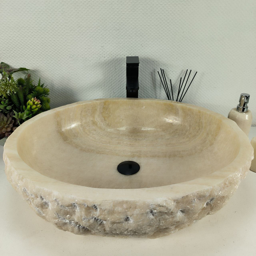 Раковина из оникса Erozy White EO-64407 62*52*16 0215