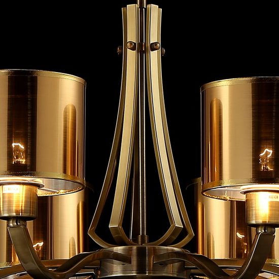 Люстра потолочная ILLUMICO E27  IL1802-8P-17 AB