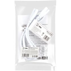 Кабель соединительный для линейного светильника ЭРА C7-С7-0,5 2-pin 0,5 м коннекторы IEC С7-IEC С7