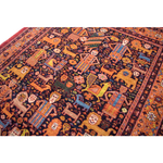 Персидский ковер ручной работы Qashqai (195 × 145 см) 220210214 Иран