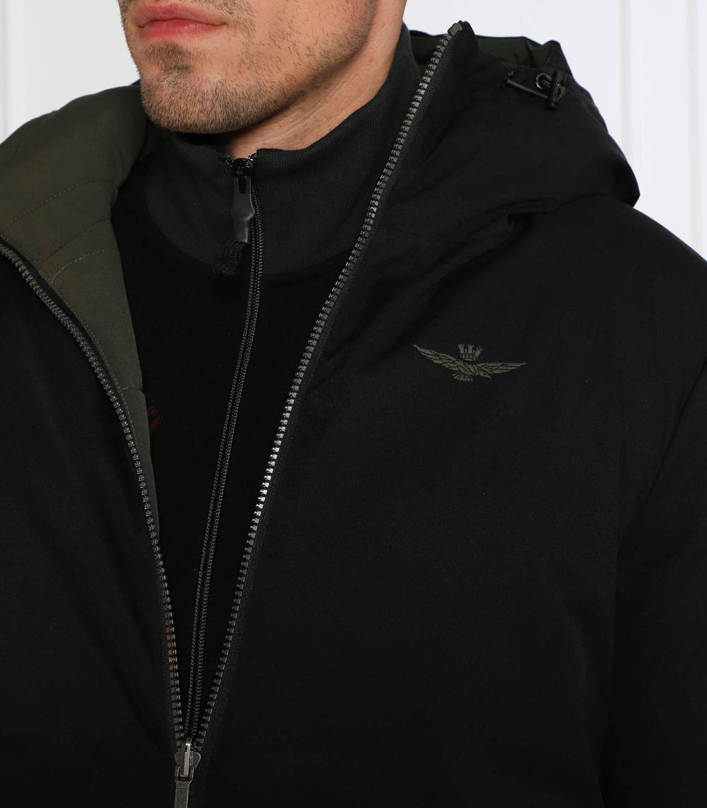 двухсторонняя куртка Aeronautica Militare - черный(AB2025CT3005)