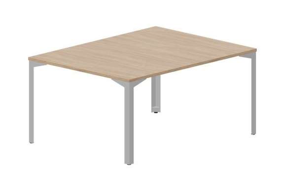 Составной стол на 2 рабочих места 118х156,6х75см, без отверстий