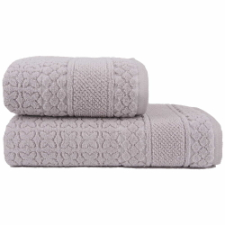 Полотенце 70х140 Arya home Fly серое