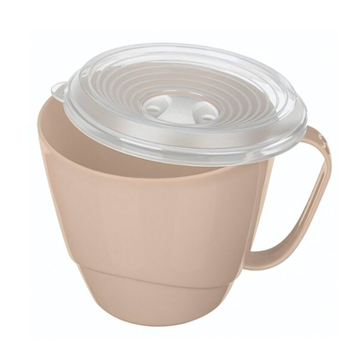 Контейнер-кружка для бульона 0,72л (темно-бежевый)