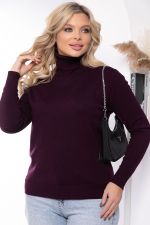 Водолазка Зимняя история (слива) Б14532-20М LT Collection