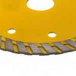 Диск алмазный отрезной Turbo 125x22.2 мм Kranz KR-90-0121