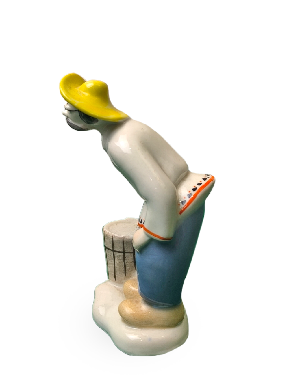 &&& Фарфоровая статуэтка "Рыбак летом" (Полонне ЗХК)