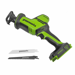 Пила сабельная аккумуляторная GREENWORKS GPT-CRS-25 24V, бесщеточная, без АКБ и ЗУ (1200507)