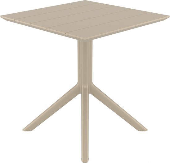 Стол пластиковый Paris Table 70 бежевый