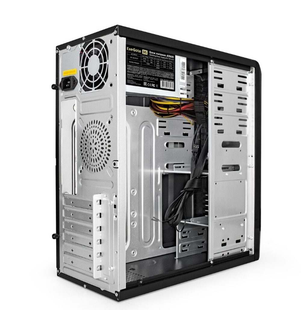 Корпус ATX Exegate CP-606U-AB600
